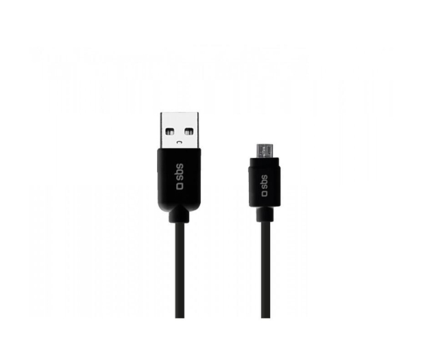 SBS USB-microUSB 3 czarny - 1382186 - zdjęcie